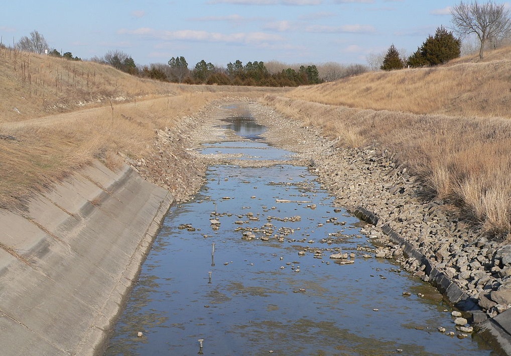 Irrigation canal in Nebraska